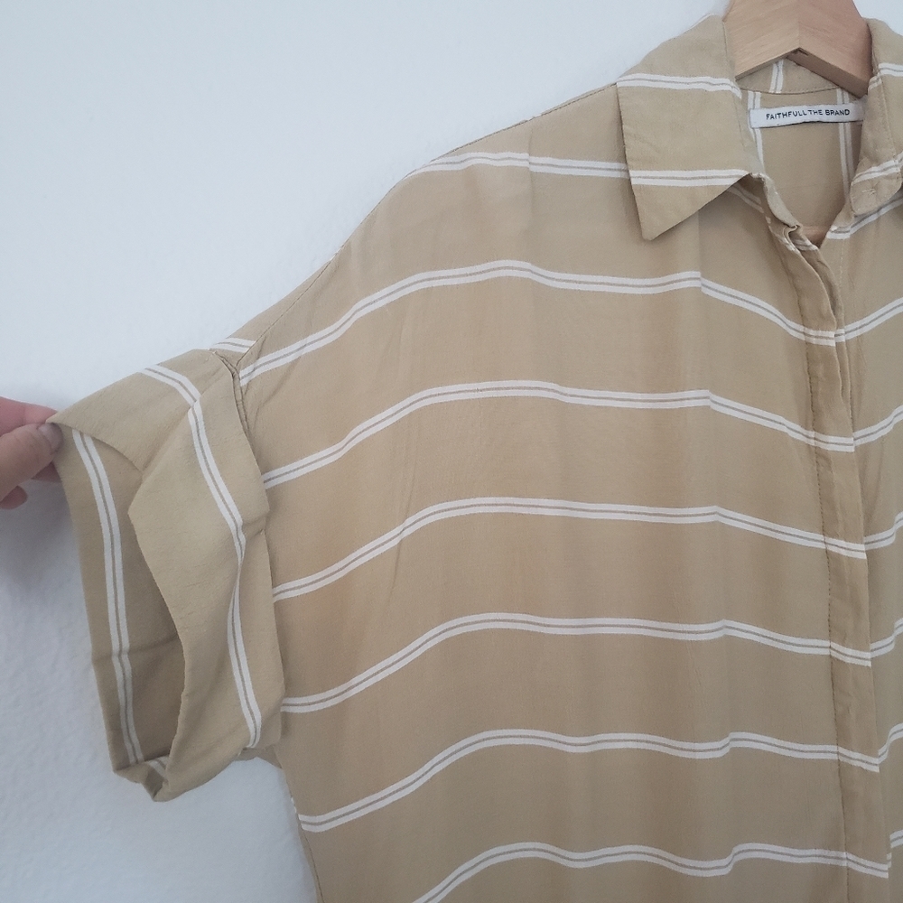 Faithful the Brand casual stripe shirt dress - Picture 3 of 9